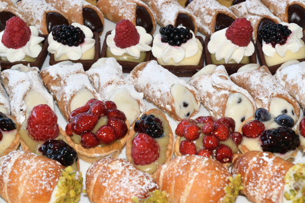 istock Tray with various types of Sicilian desserts 679202578