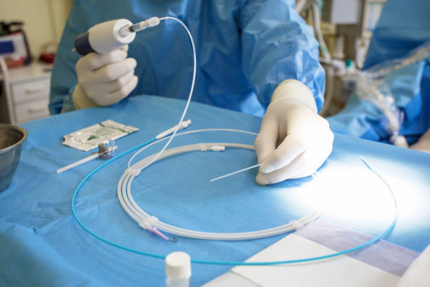 istock Doctor preparing instrument for vein surgery 679223152