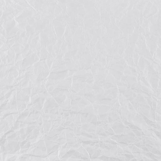 istock Textured blank crumpled paper of white color 679243098