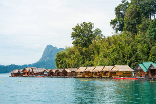 istock Floatting Bungalows at Khao Sok, Thailand 679246556
