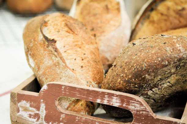istock Mixed rye-wheat whole grain homemade sourdough bread 679248226