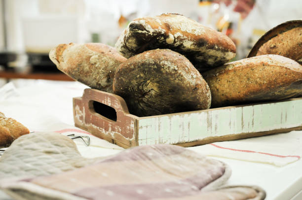 istock Mixed rye-wheat whole grain homemade sourdough bread 679250614