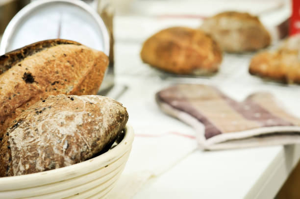 istock Mixed rye-wheat whole grain homemade sourdough bread 679253648