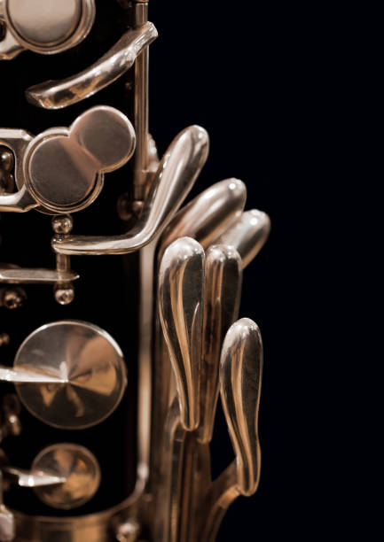 istock Fragment of the clarinet valves 679274734