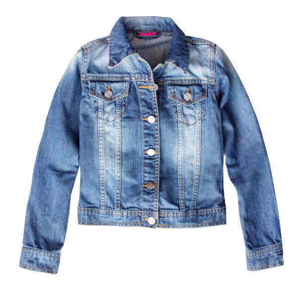 istock Jean denim female jacket isolated. 679294368