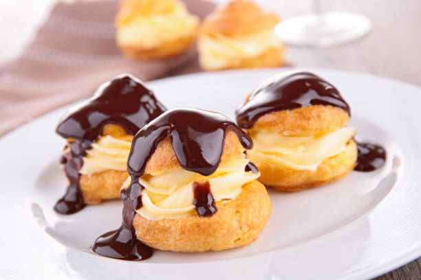 istock french choux pastry with cream 679300304