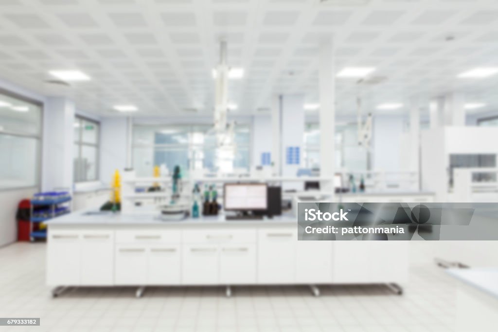 Medical background Laboratory, Hospital, Backgrounds, Defocused, Office Laboratory Stock Photo