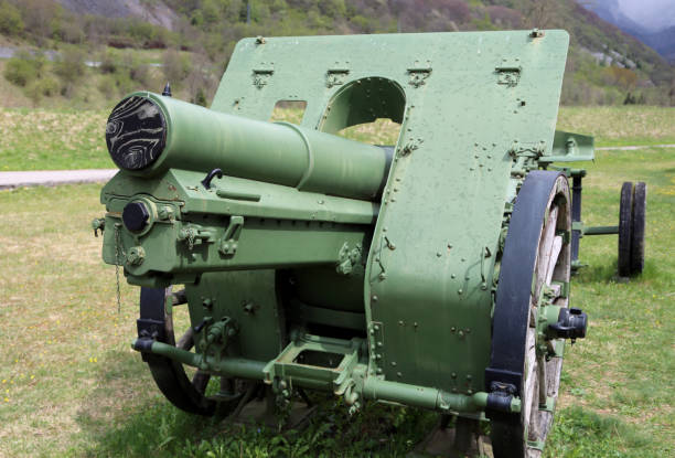 istock ancient italian cannon used in the first world war 679345806