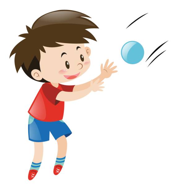 3,942 Catching Ball Illustrations & Clip Art - iStock | Dog catching ball,  Woman catching ball, Child catching ball