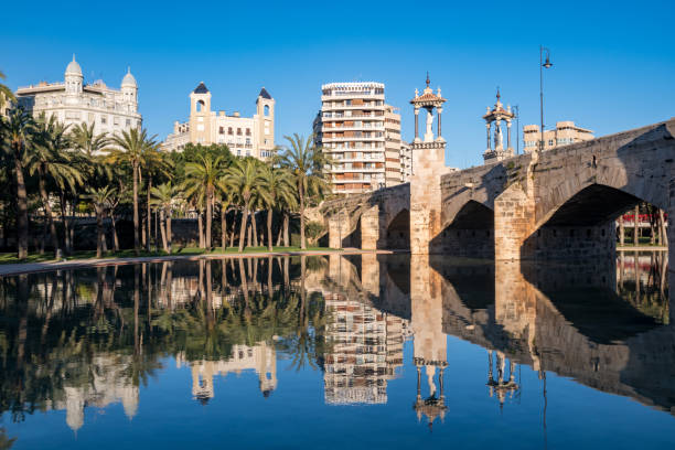 istock Old Buildings & Bridge - Historical Archictecture - Valencia Spain 679388532