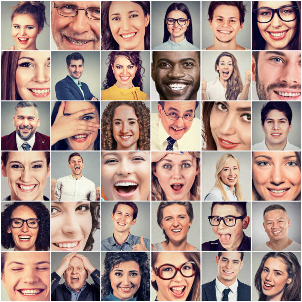 istock Smiles. Happy men and women 679415600