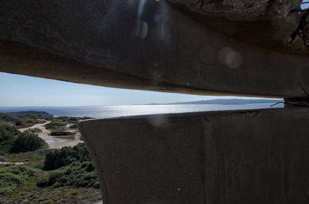 fortaleza da segunda guerra mundial - france sea allied forces atlantic ocean - fotografias e filmes do acervo