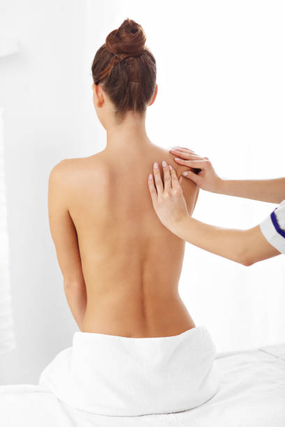istock A picture of woman having back therapy 679434616