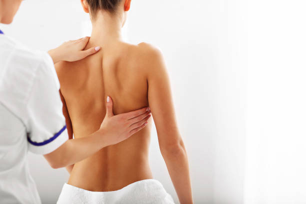 istock A picture of woman having back therapy 679435632