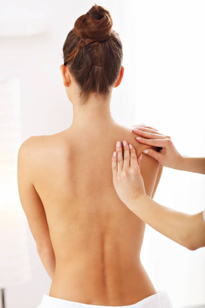 istock A picture of woman having back therapy 679436766