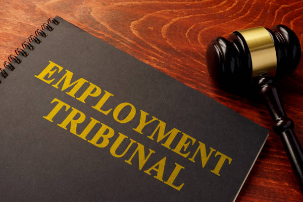 istock Book with title employment tribunal on a table. 679437440