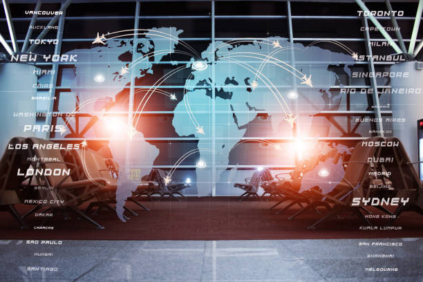 istock Global Aviation Business Background 679448568