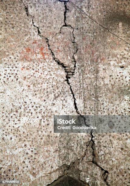 Old Cracked Wall Stock Photo - Download Image Now - House, Old, Abstract