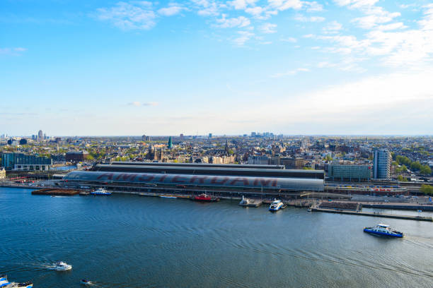 istock Aerial view of Amsterdam, Netherlands 679460536