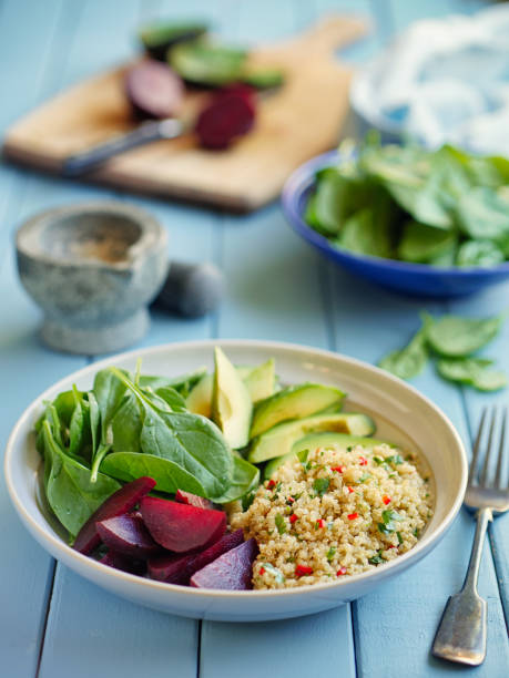 istock Healthy quinoa salad bowl 679461250