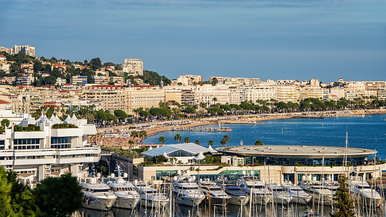 Daytime in Cannes on the french riviera