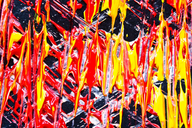 istock Abstract Thick Paint Marks, Streaks and Smears 679463074