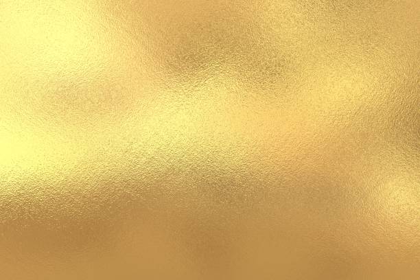 latar belakang tekstur foil emas - emas logam potret stok, foto, & gambar bebas royalti