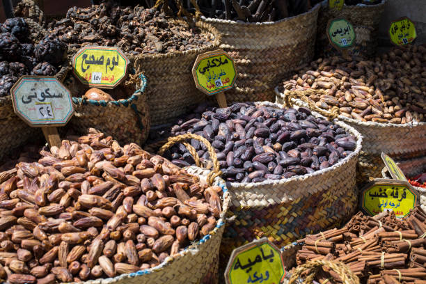 istock Traditional spices bazaar with herbs and spices in Aswan, Egypt. 679469170