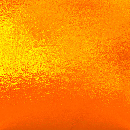 Orange metal background, color foil