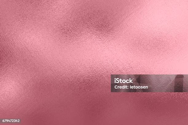 Fondo De Textura De Hoja Rosa Foto de stock y más banco de imágenes de Rosa - Color - Rosa - Color, Metal, Metálico