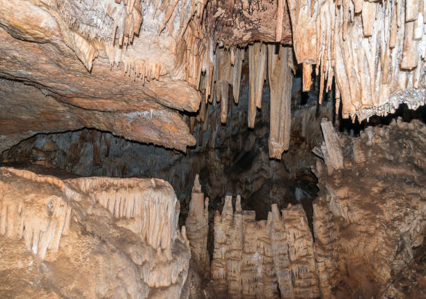 istock Stalactite and Stalacmite in a cave 679483110