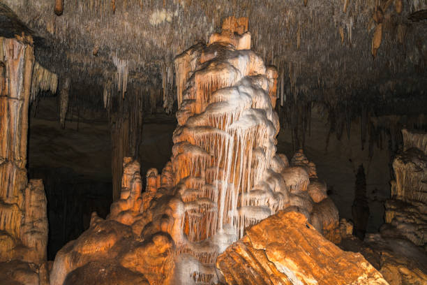 istock Stalactite and Stalacmite in a cave 679483290