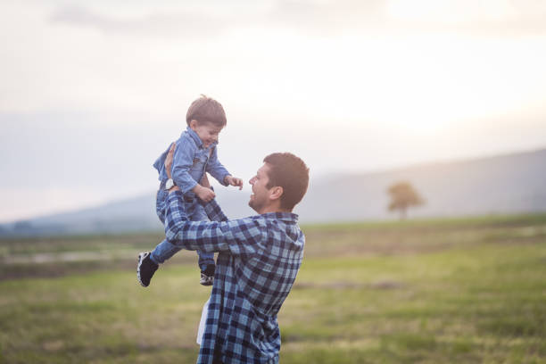 istock Baby boy high up in the air 679498754