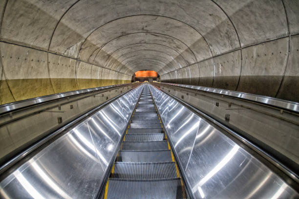 istock WASHINGTON, USA - APRIL, 29 2017 -  Washington DC Metro escalator 679499036