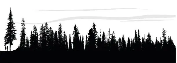 Vector illustration of Forest Breeze