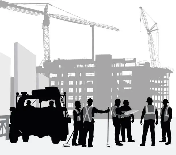 Vector illustration of Construction Instruction