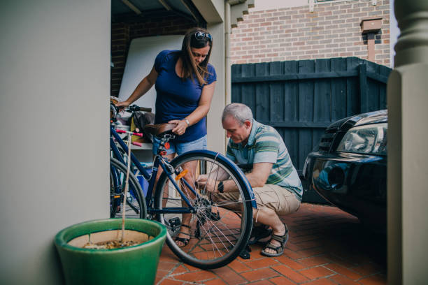 Inflating the Tire on a Bicycle