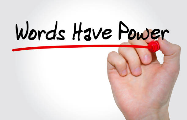 istock Hand writing inscription Words Have Power with marker, concept 679521452