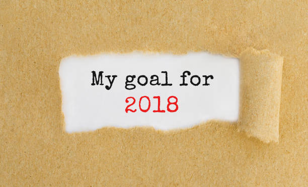 istock Text My Goal For 2018 appearing behind ripped brown paper. 679521628