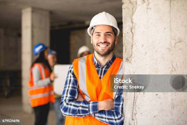 Construction Worker Stock Photo - Download Image Now - Construction Worker, Construction Site, Construction Industry