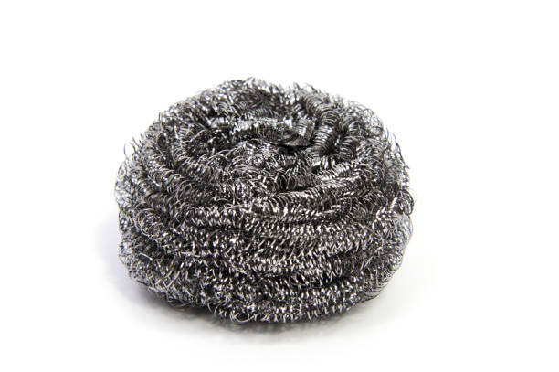 istock Top view of kitchen scourer pads isolated on white 679525120