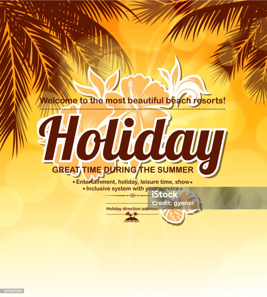 tropic season drawn of vector blank tropic season.This file has been used illustrator cs3 EPS10 version feature of multiply. Backgrounds stock vector