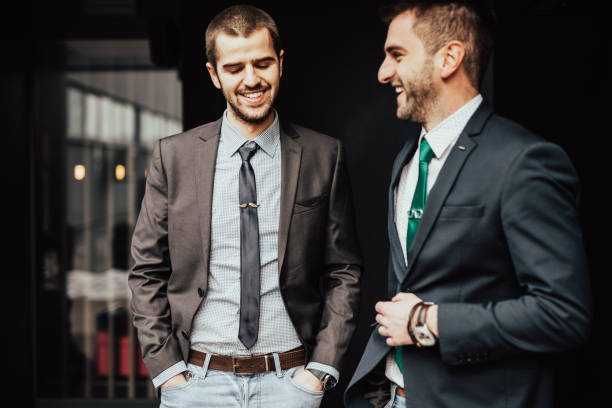 istock Two corporate business colleagues 679527514