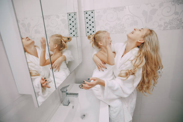 istock family in the bathroom 679527872