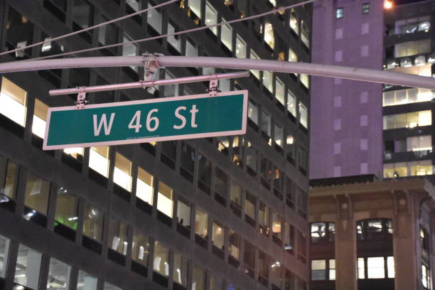 istock street in New York at night 679528862