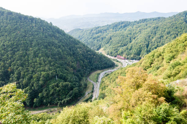 istock View to the carpathian mountains from the top 679537508