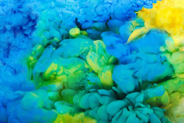istock Colorful acrylic ink in water isolated. Abstract background. Color explosion 679554990