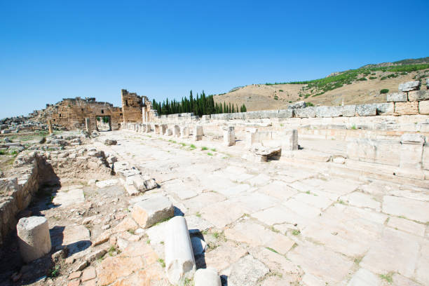 istock Ancient ruins in Hierapolis, Pamukkale, Turkey. 679559554