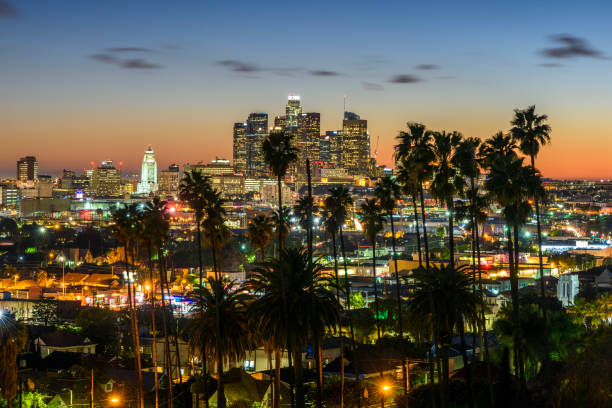 istock Los Angeles at sunset 679560190