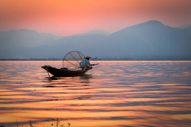 istock Fisherman at Inle Lake, Myanmar 679579510